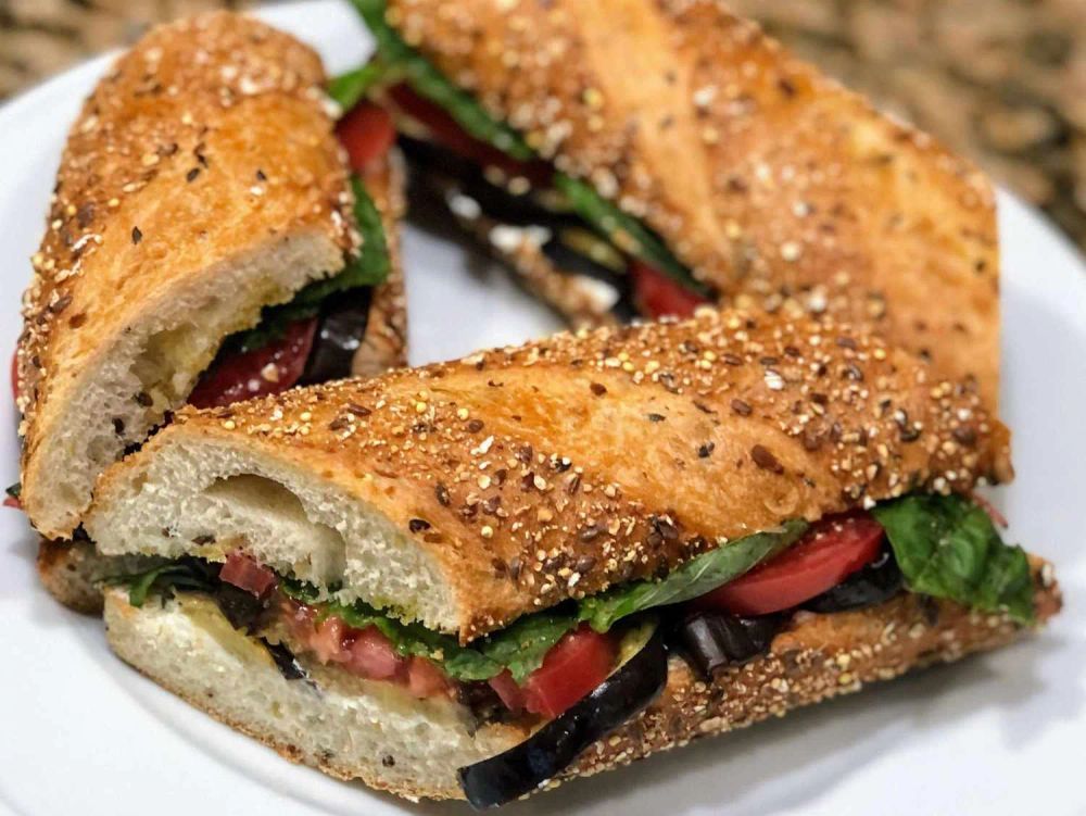 Roasted Eggplant Sandwiches