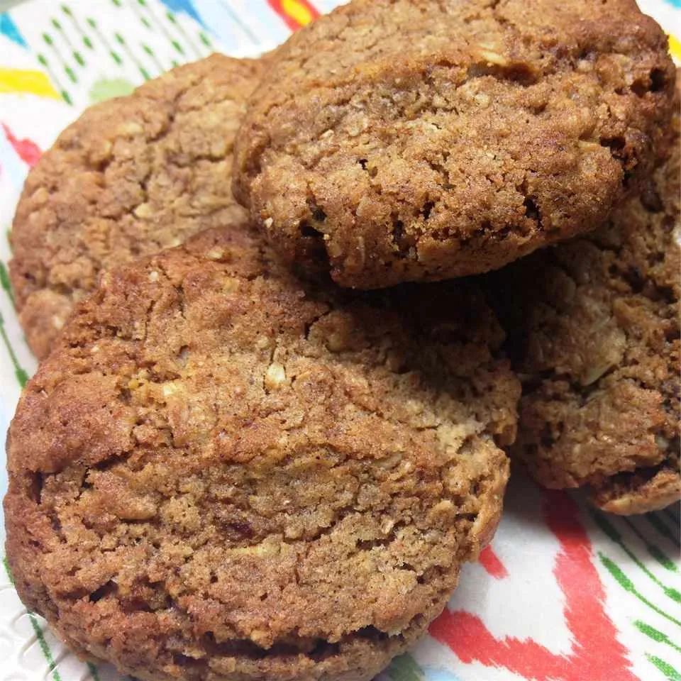 Healthier Soft Oatmeal Cookies