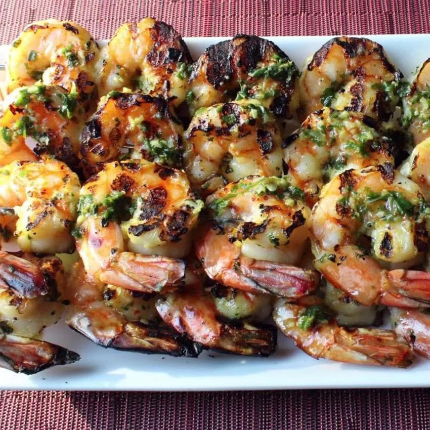 Chef John's Grilled Garlic and Herb Shrimp