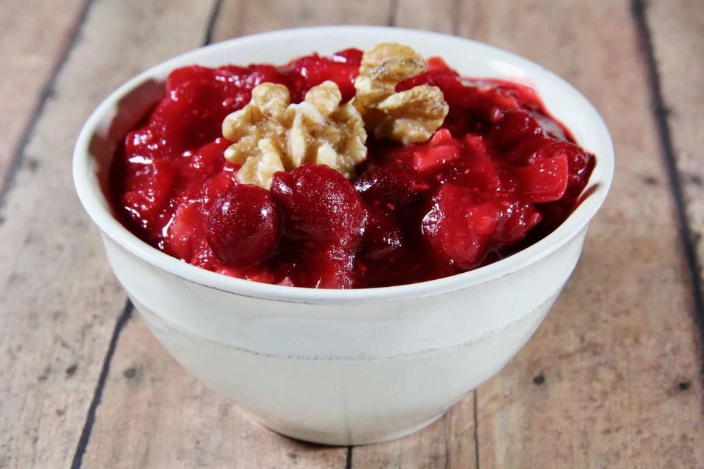 Cranberry Sauce with Walnuts