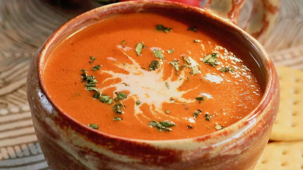 Fire-Roasted Tomato Soup