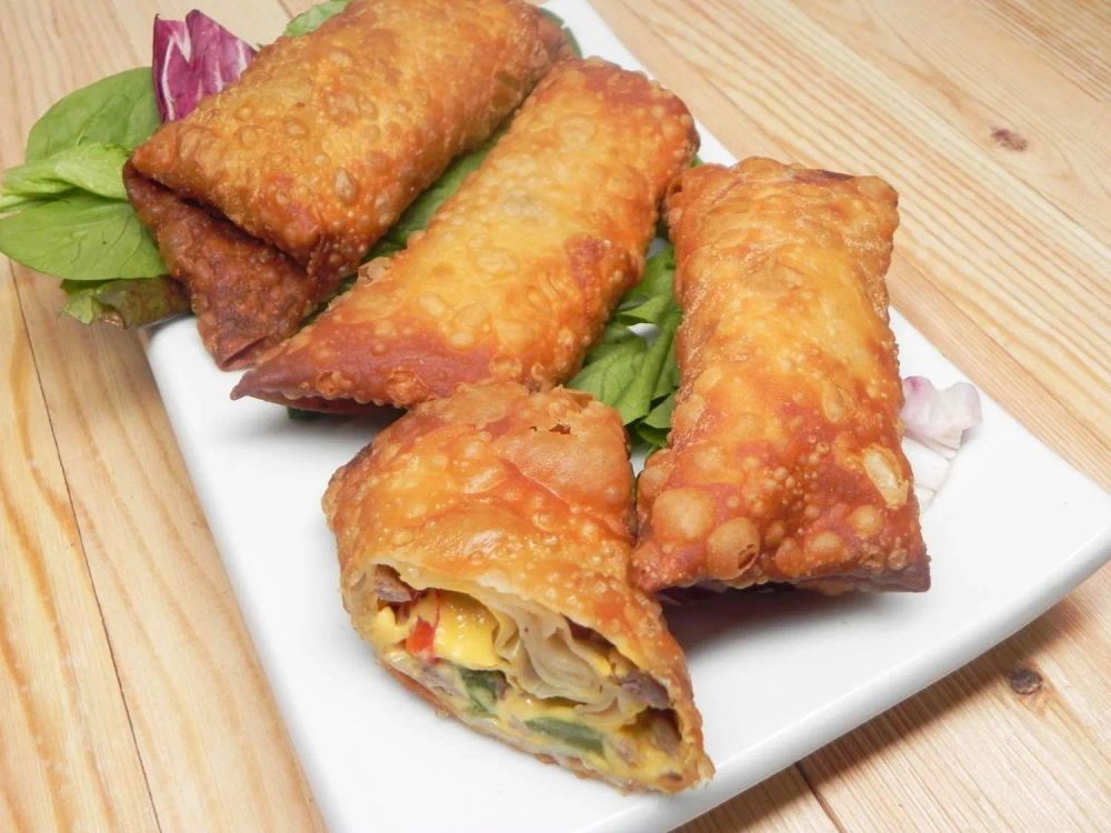 Steak and Cheese Egg Rolls