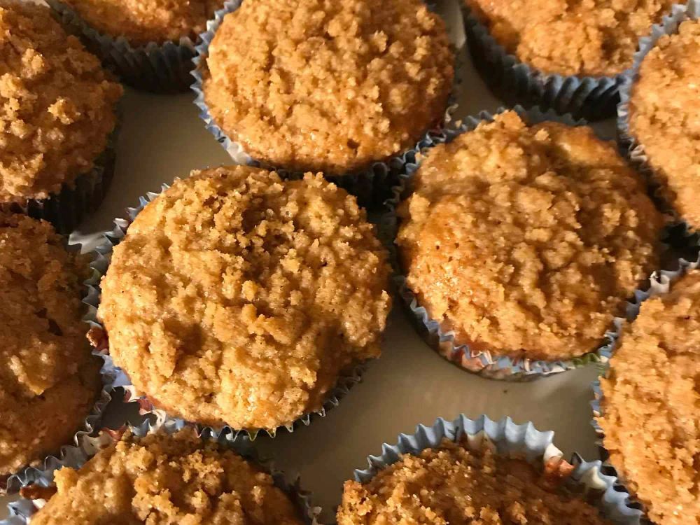 Apple Streusel Bran Muffins