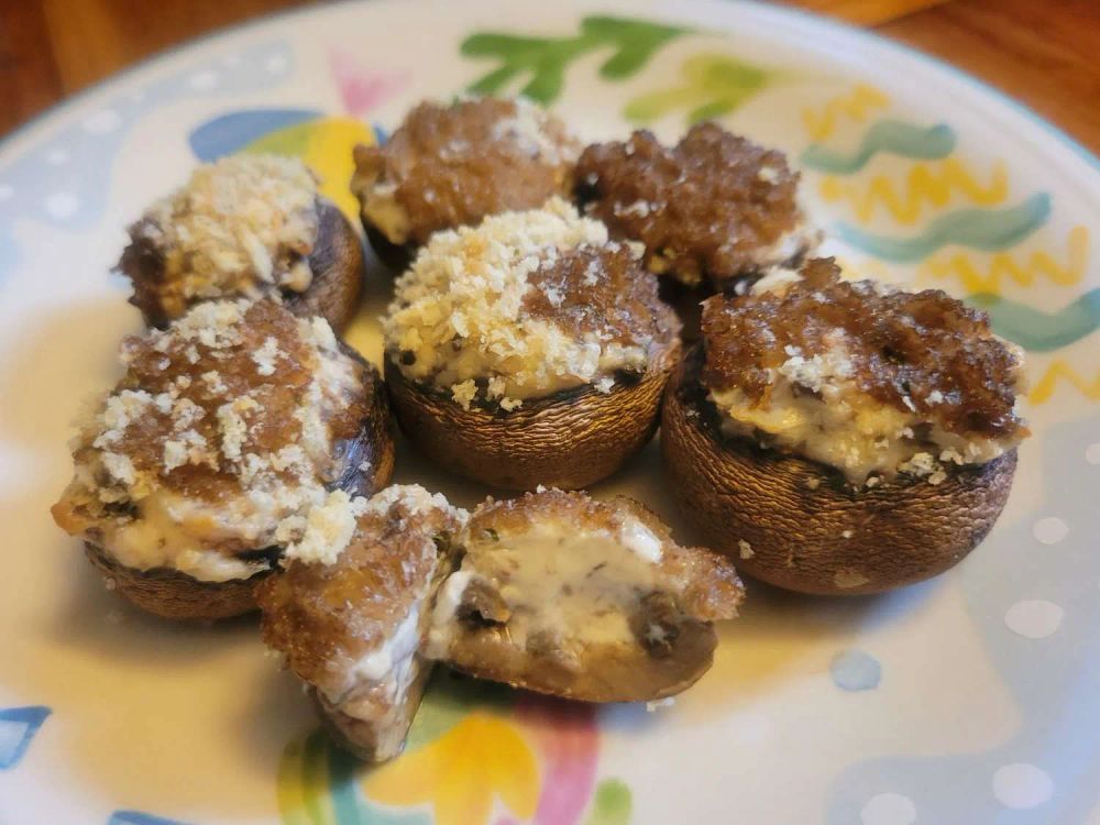 The Best Stuffed Mushrooms