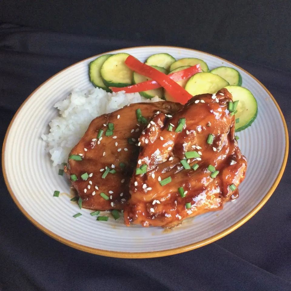 Broiled Teriyaki Chicken Thighs