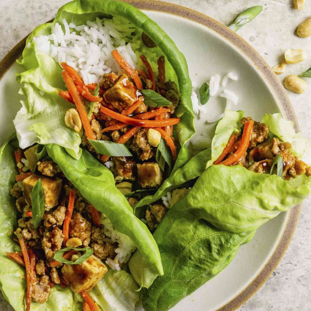 Quick Asian Lettuce Wraps