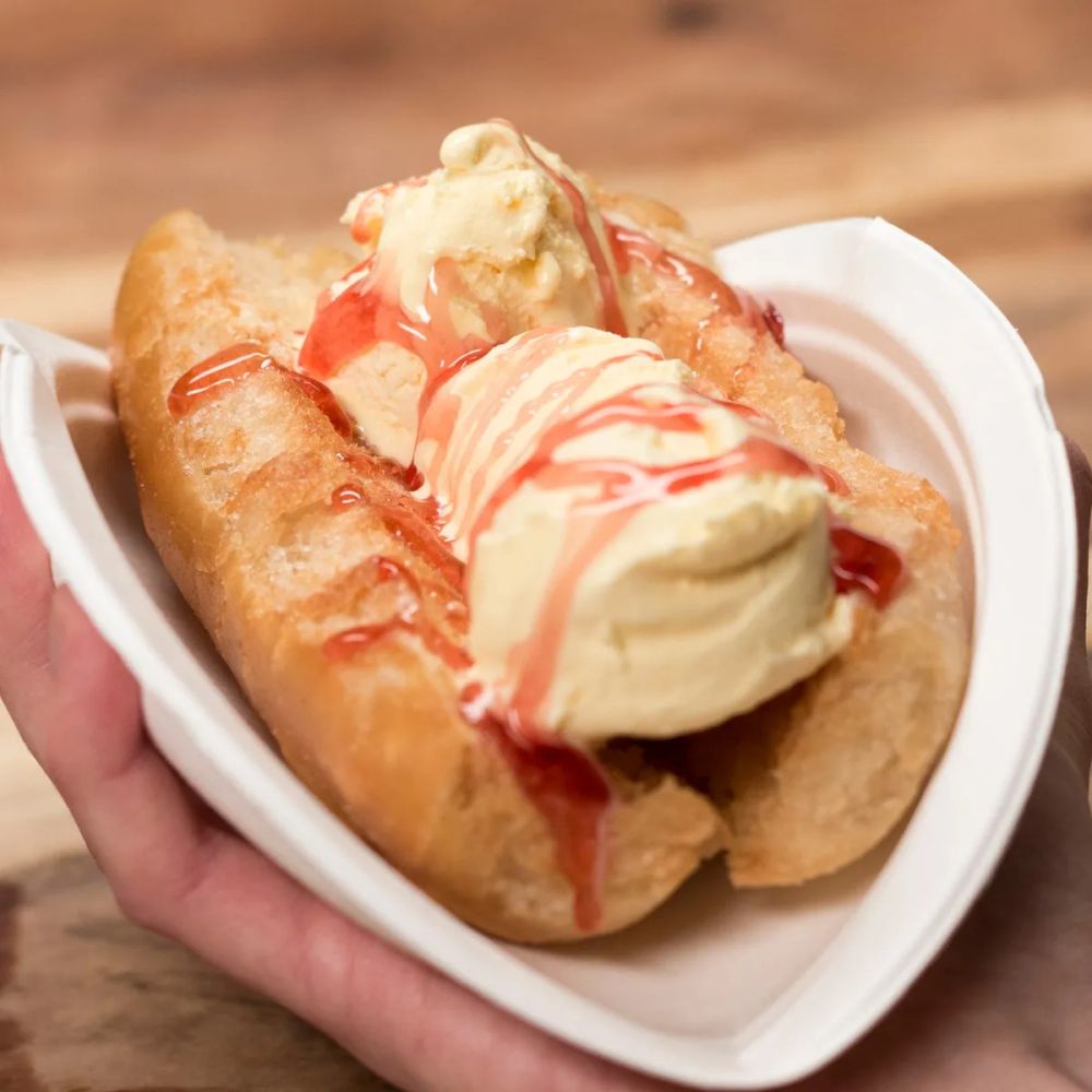 Deep Fried Ice Cream Dogs