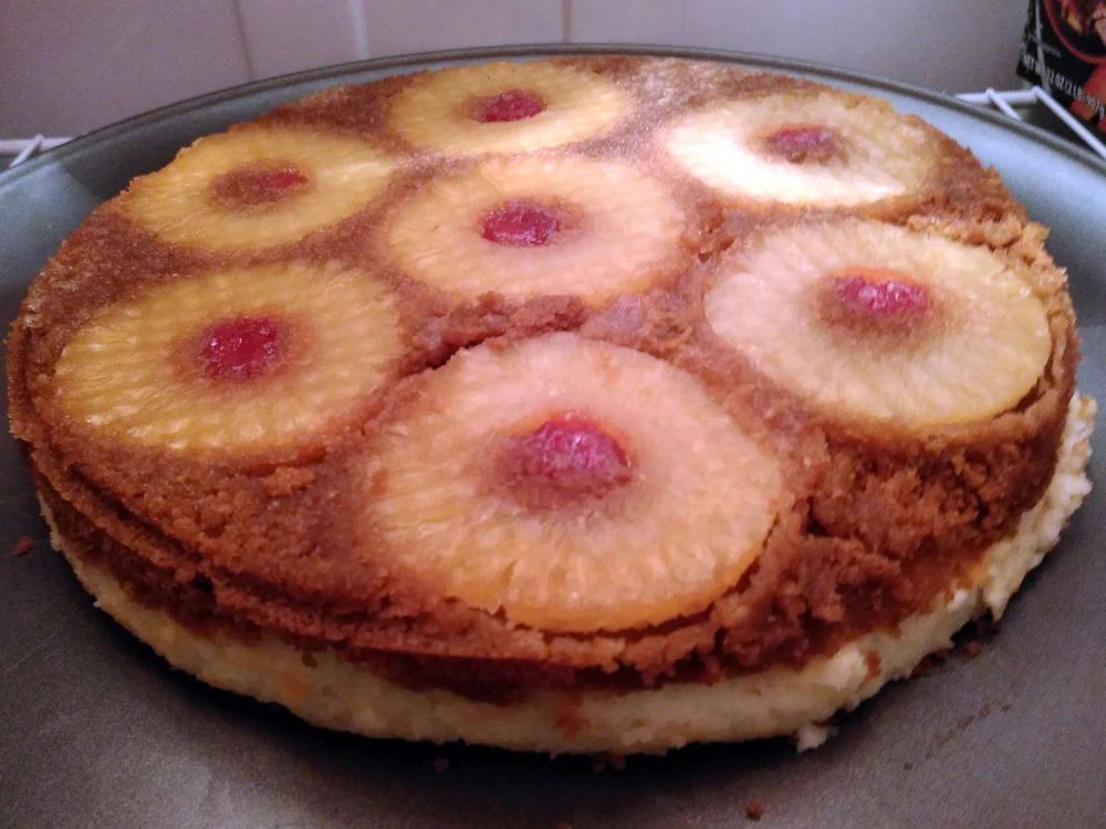 Pineapple Upside-Down Cheesecake