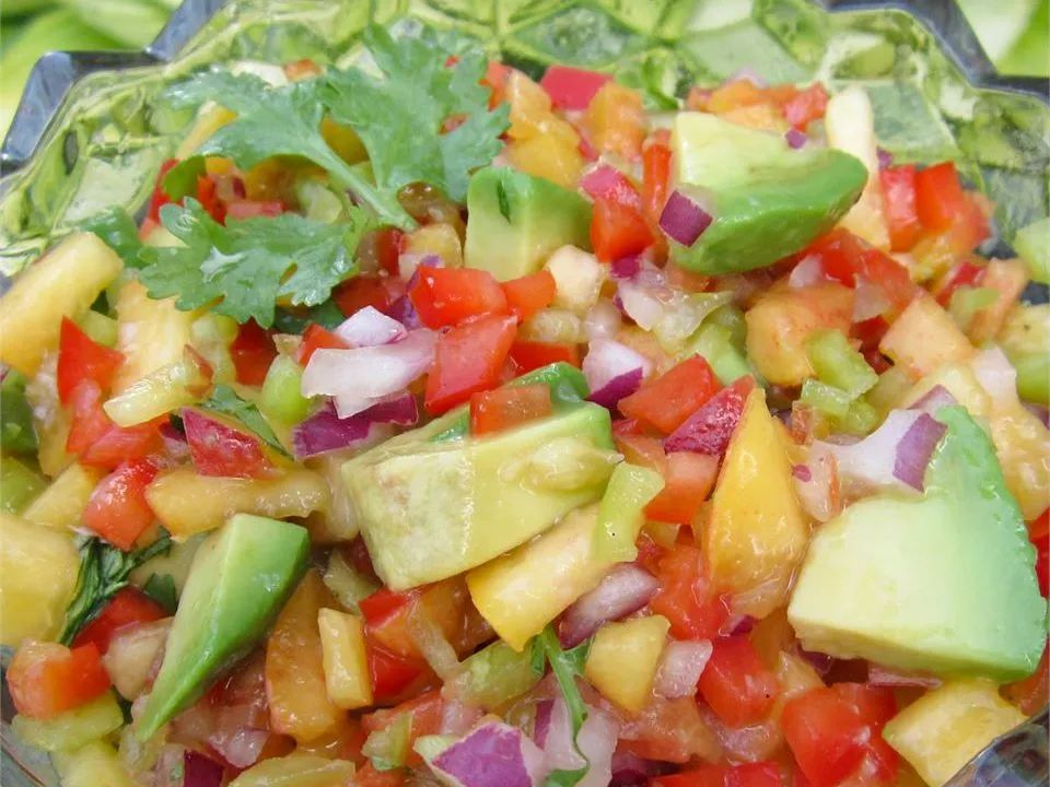 Peach Avocado Salsa