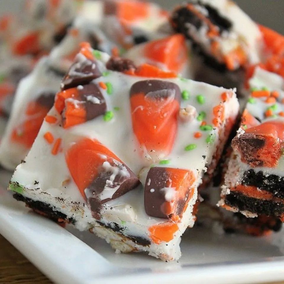 Candy Corn Bark