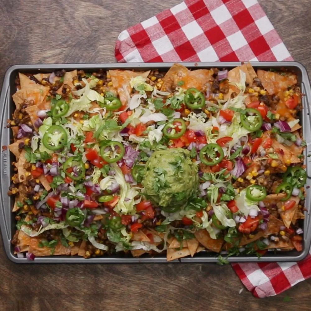 Loaded Vegetarian Nachos