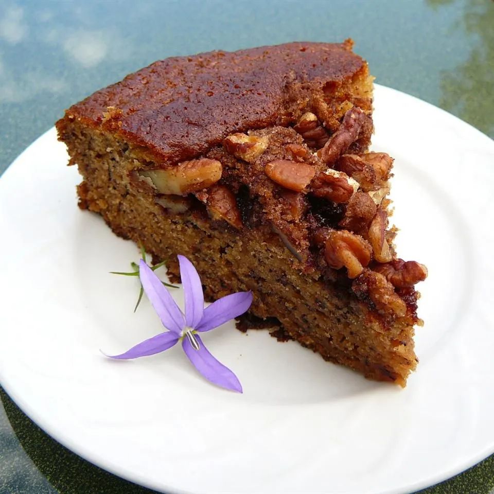 Banana Coffee Cake with Pecans