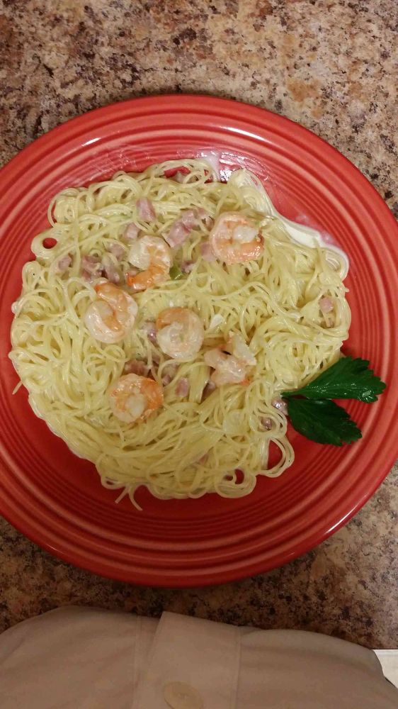 Austin's Shrimp Alfredo