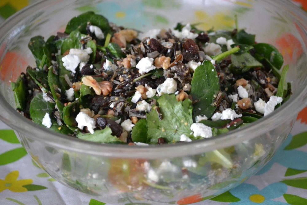 Ekaterina's Wild Rice and Kale Salad