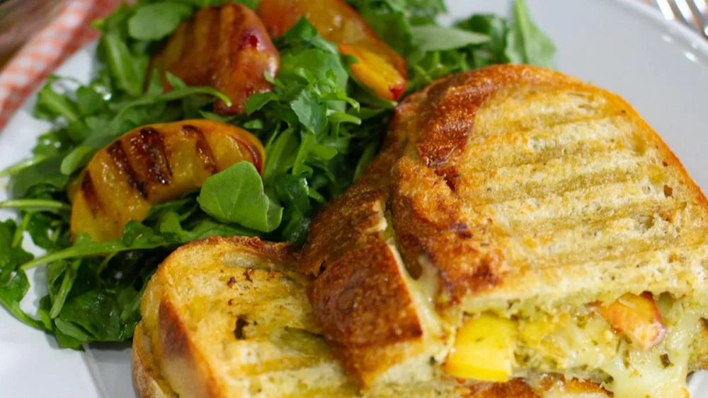 Grilled Peach Panini