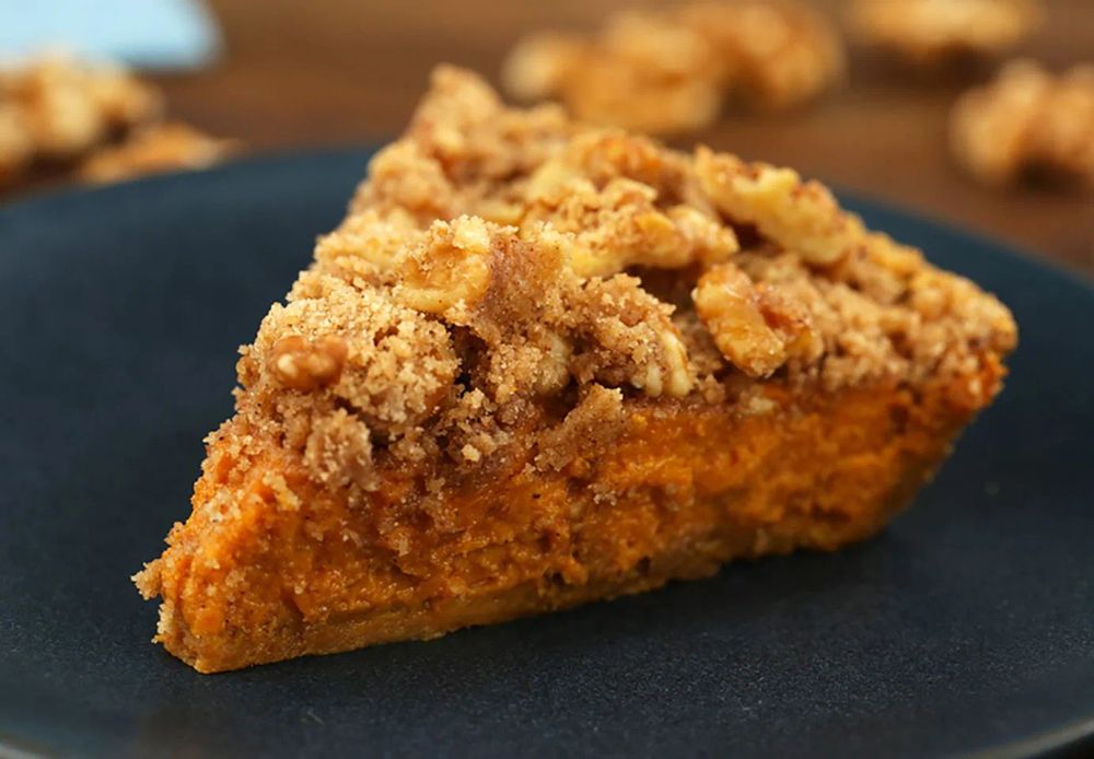 Harvest Walnut Pumpkin Pie