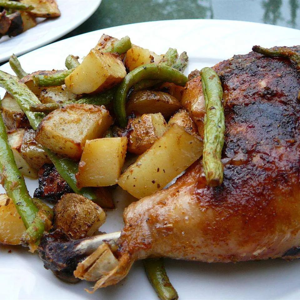 Greek Lemon Chicken and Potato Bake