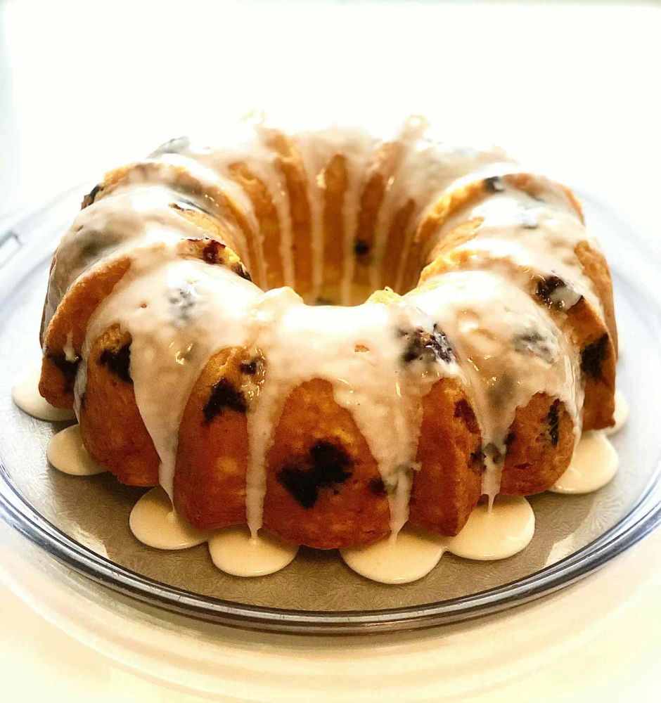 Easy Lemon-Blueberry Bundt Cake