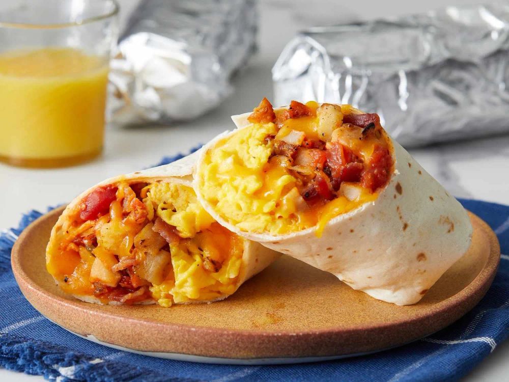 Freeze-and-Reheat Breakfast Burritos