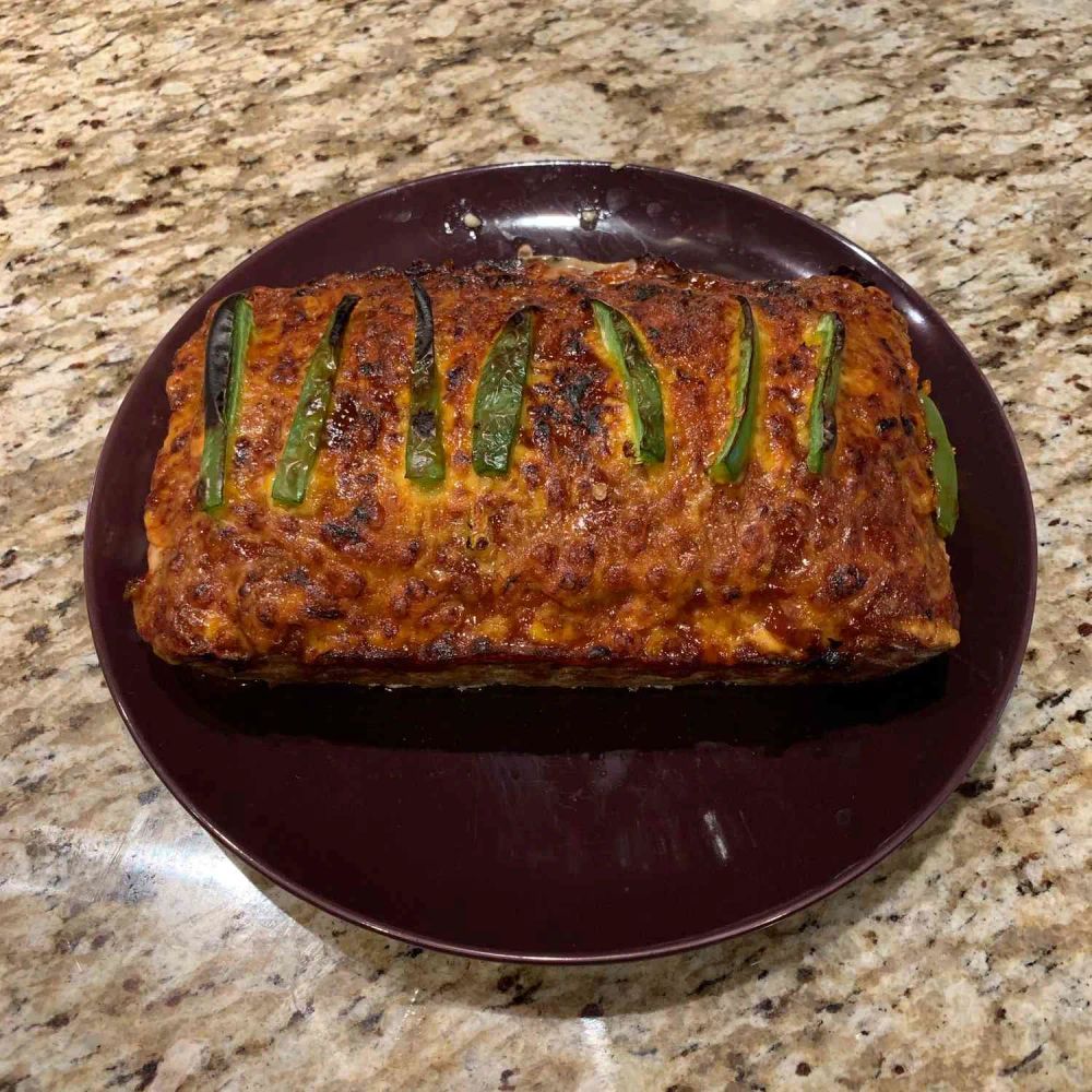 Jalapeno Popper-Stuffed Meatloaf