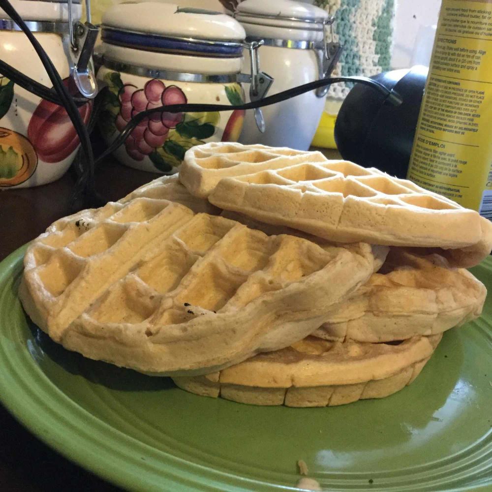 Vegan Cinnamon Waffles