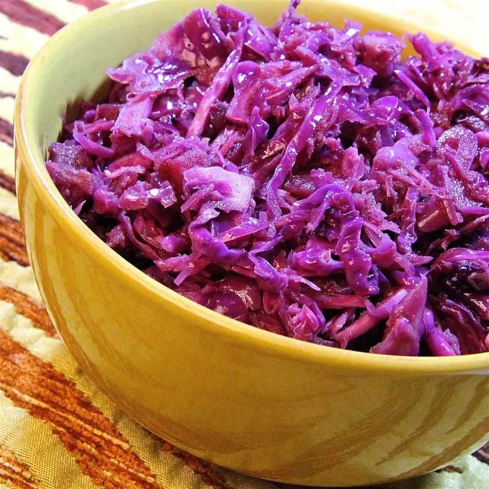 Tangy Warm Red Cabbage