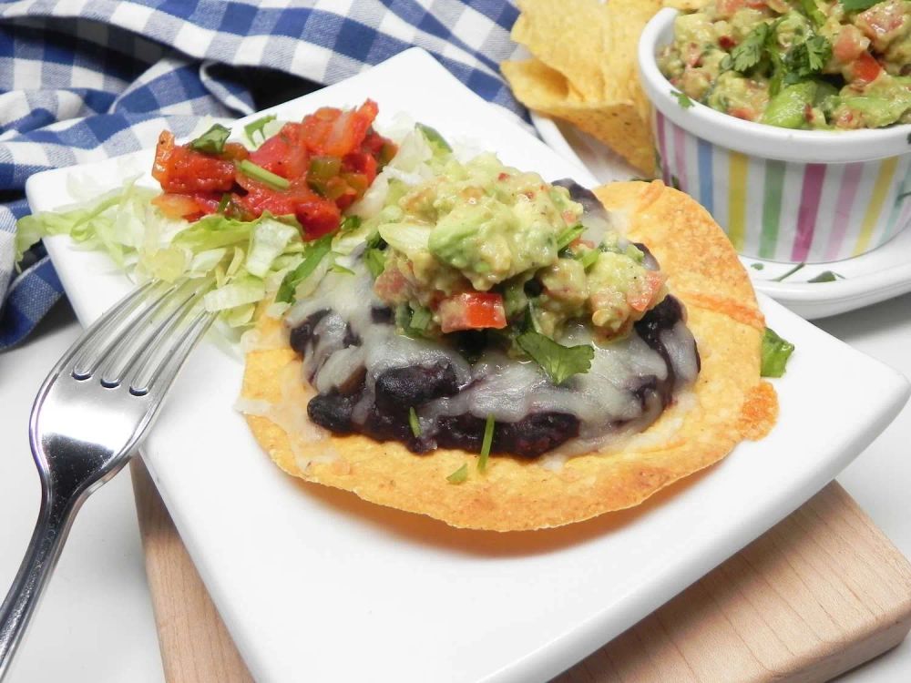 Black Bean Tostadas