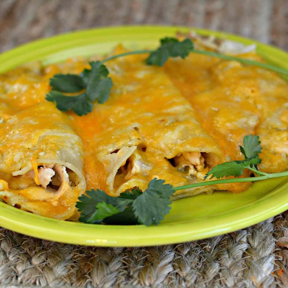 Instant Pot Chicken Enchiladas