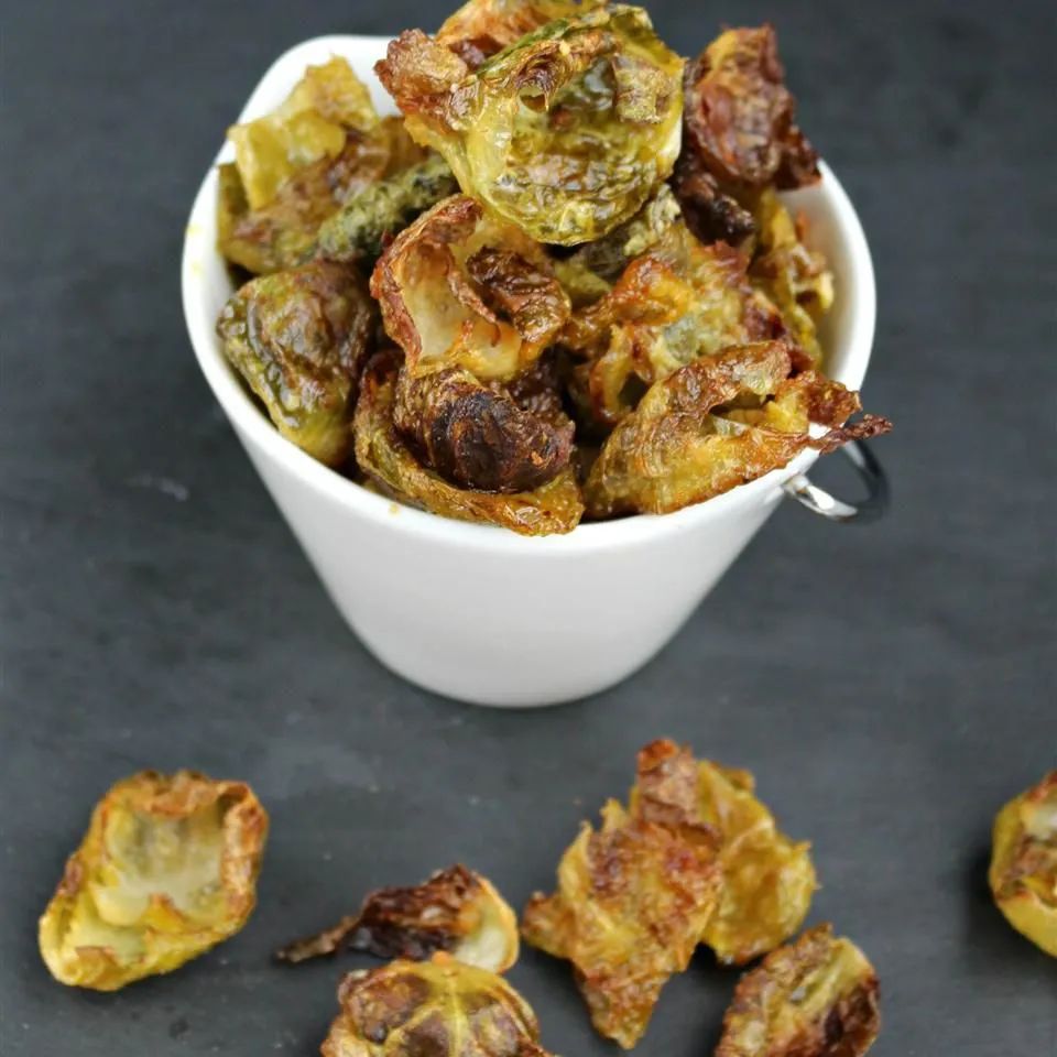 Spicy Brussels Sprout Chips