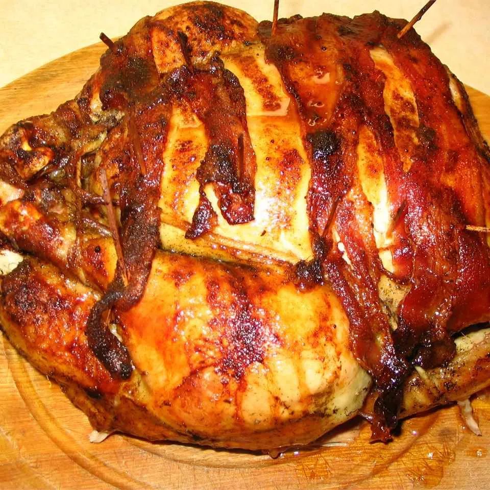 Bacon Roasted Chicken