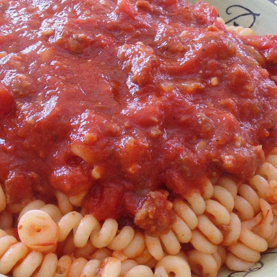 Chunky Red Sauce with Ground Italian Sausage