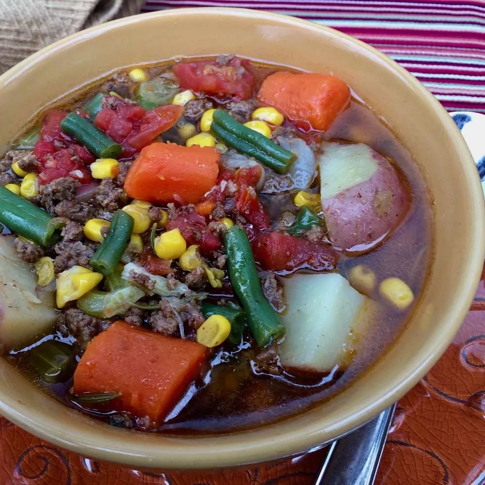 Old-Fashioned Hamburger and Vegetable Stew