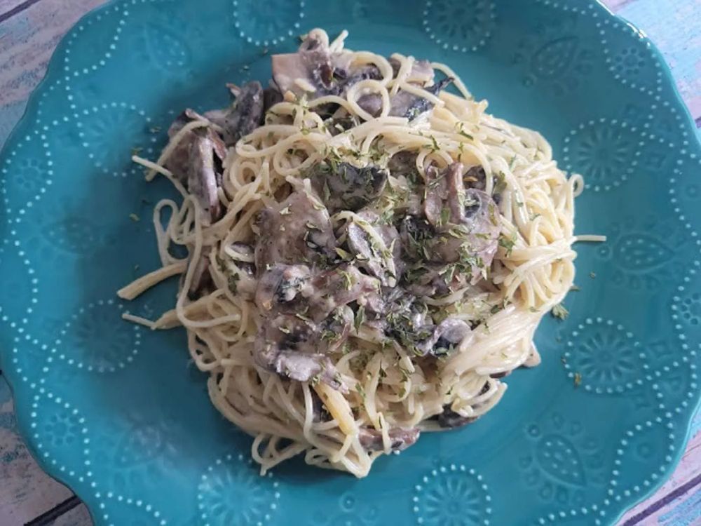 Creamy Lemon-Mushroom Pasta