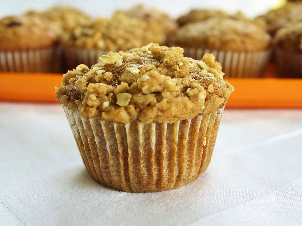 Pumpkin Muffins with Streusel Topping