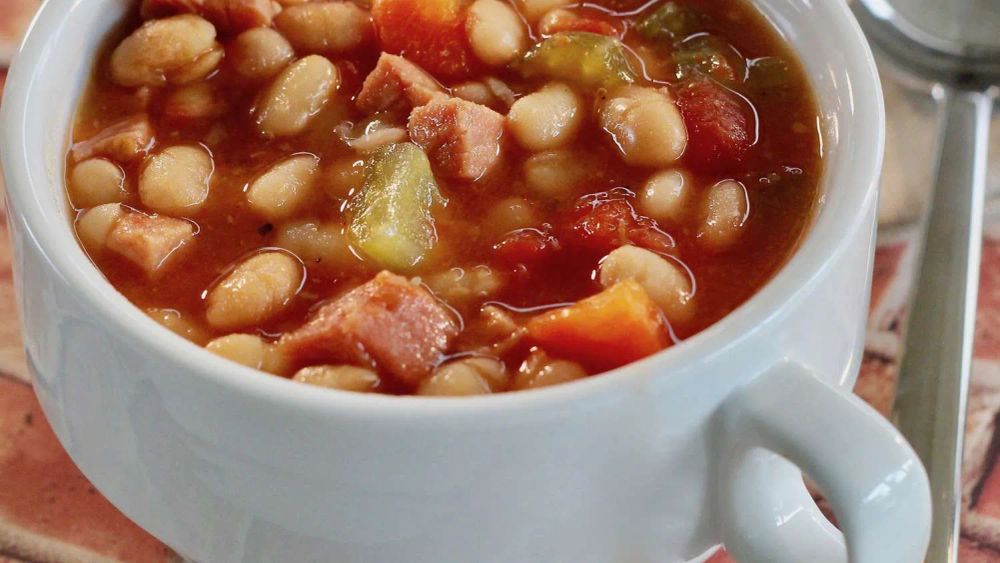 Instant Pot Double Bean and Ham Soup