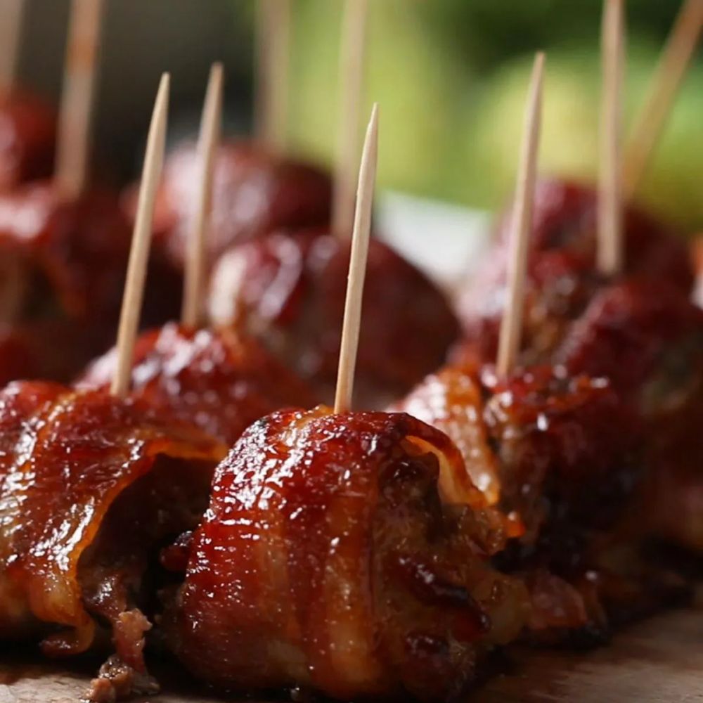 BBQ Bacon Ice Tray Meatballs