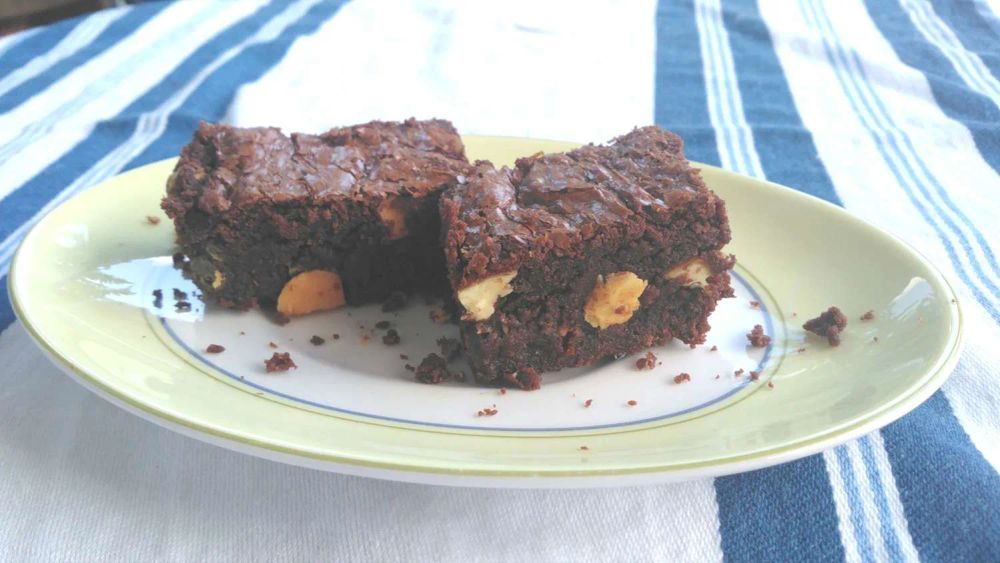 Dark Chocolate-Orange Brownies