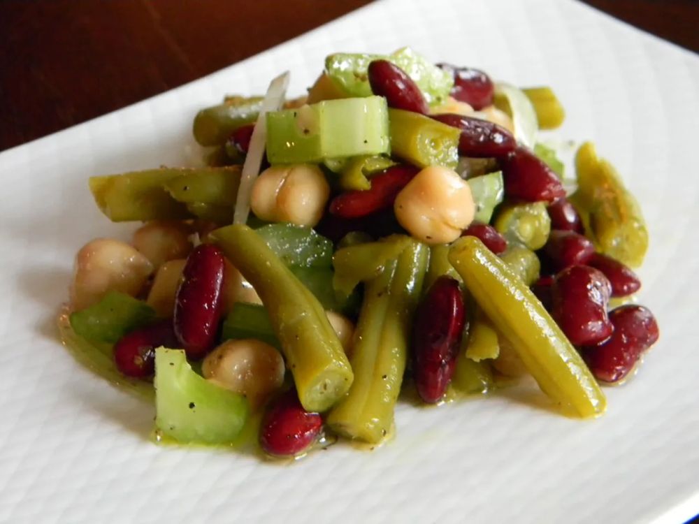 Three Bean Salad With Celery