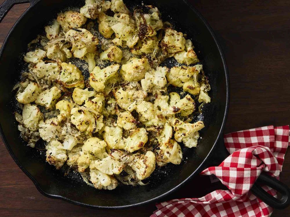 Skillet-Roasted Cauliflower