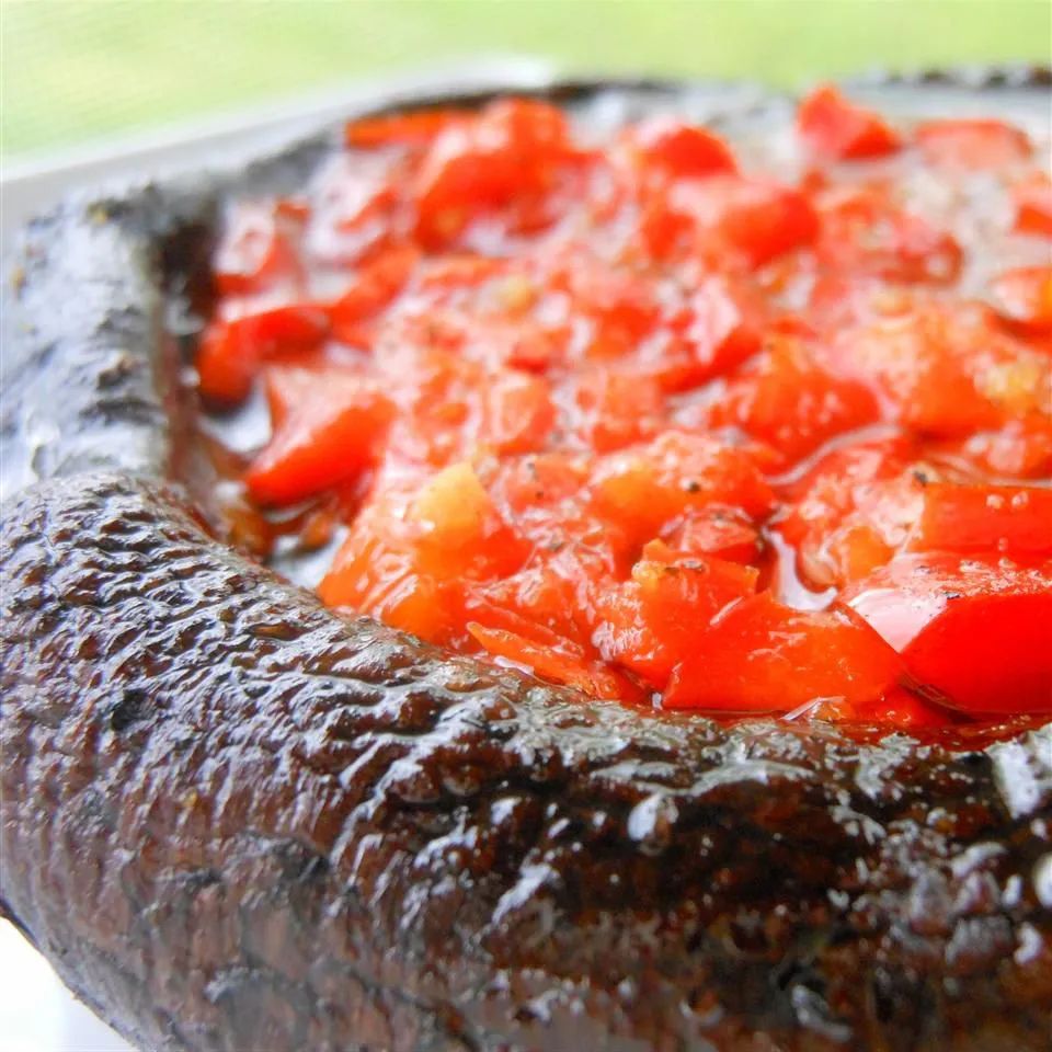 Grilled Stuffed Portobello Mushrooms