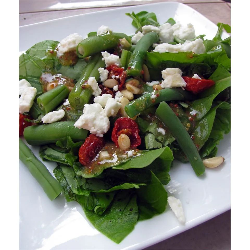 Feta and Slow-Roasted Tomato Salad with French Green Beans