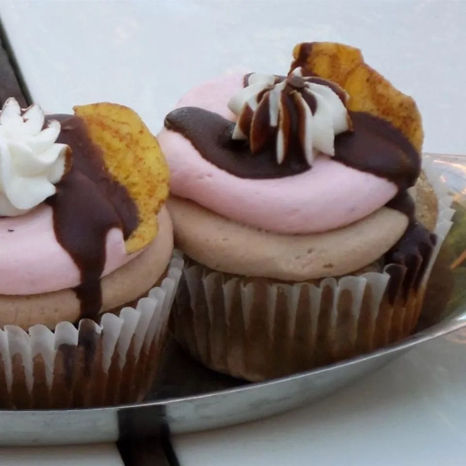 Banana Split Cupcakes