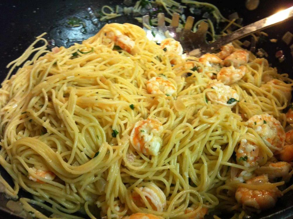 Shrimp Pasta with Lemon-Butter Sauce