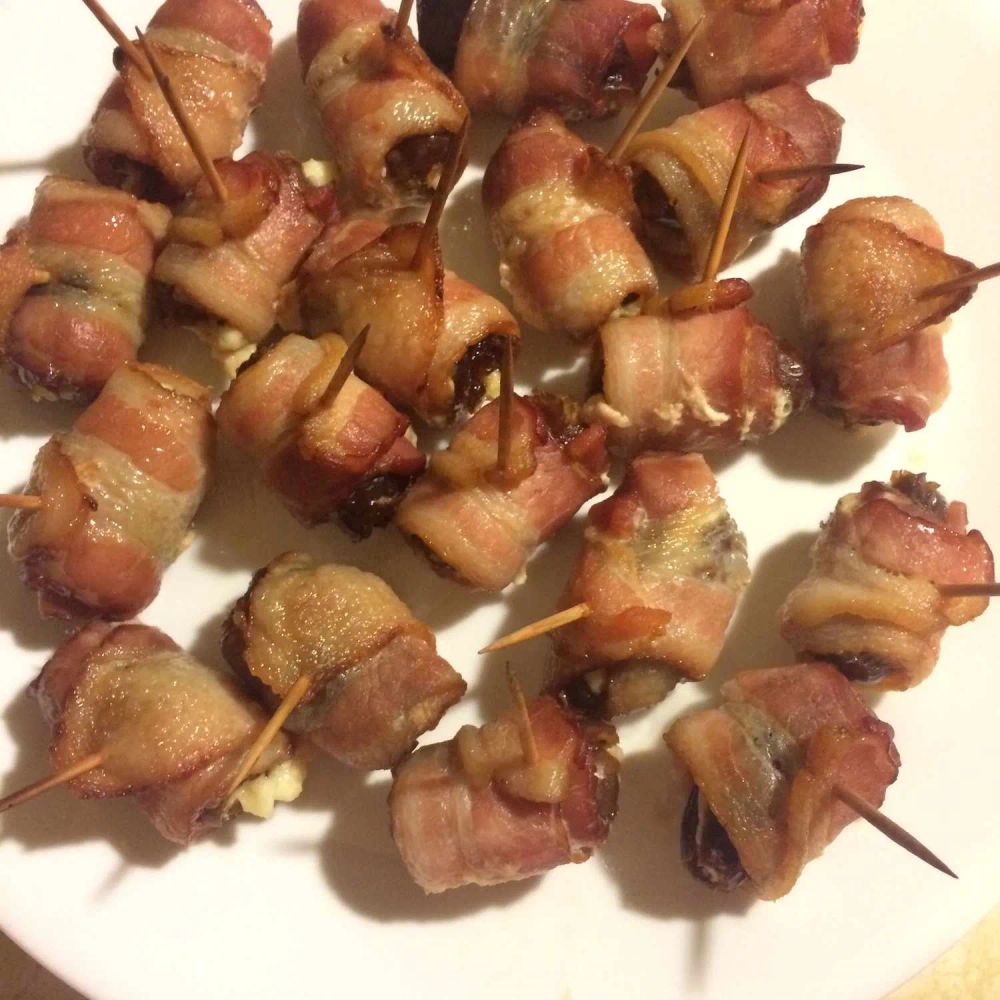 Bacon Wrapped Dates