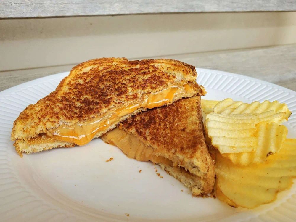 Grilled Cheese and Peanut Butter Sandwich