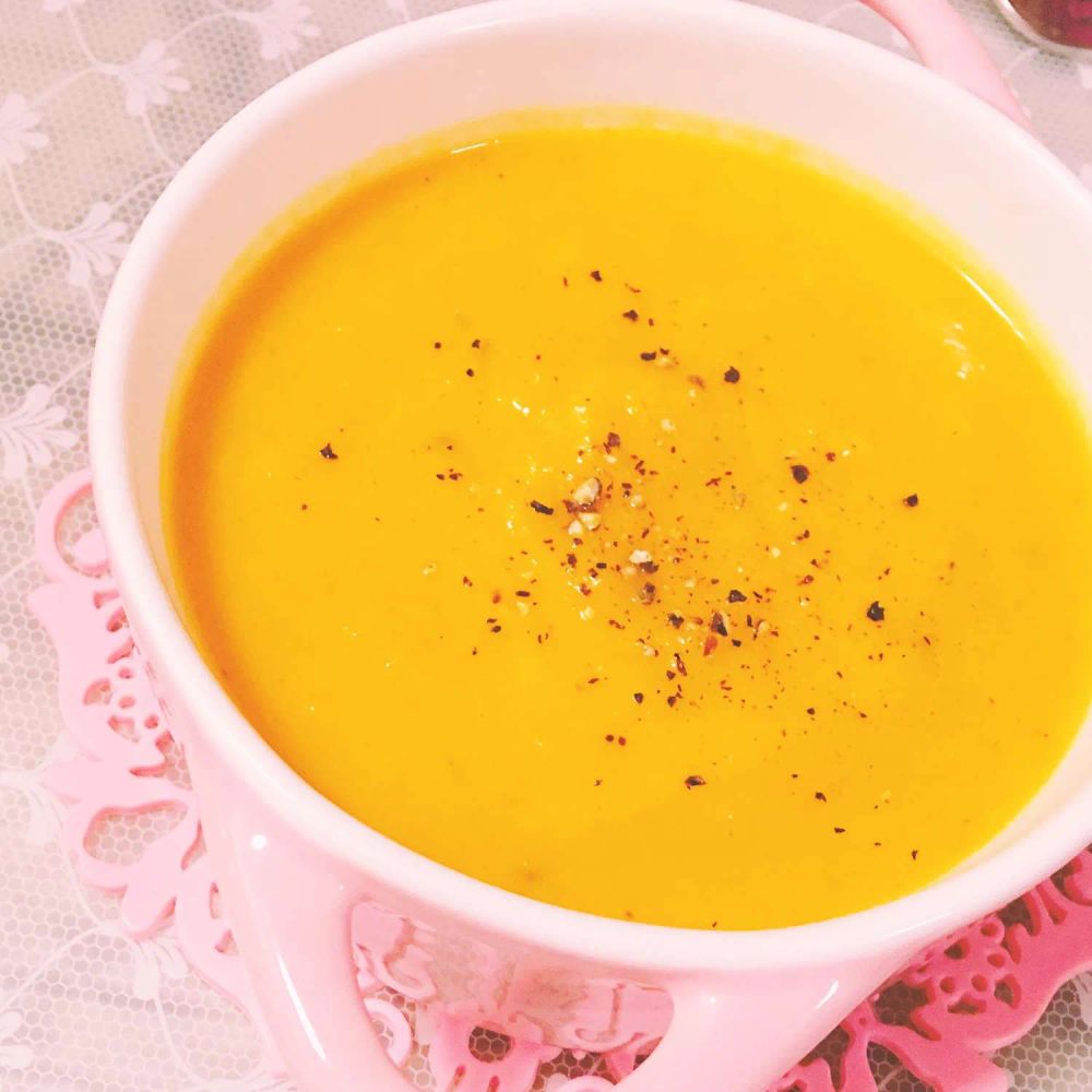 Pumpkin, Sweet Potato, Leek and Coconut Milk Soup