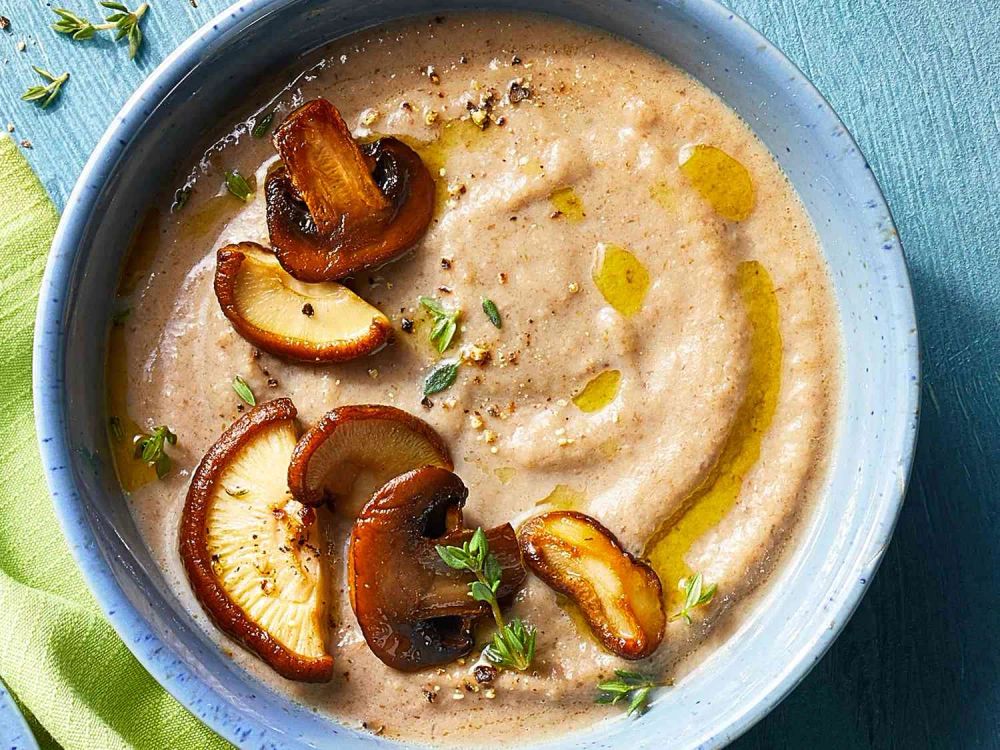 Roasted Mushroom Soup