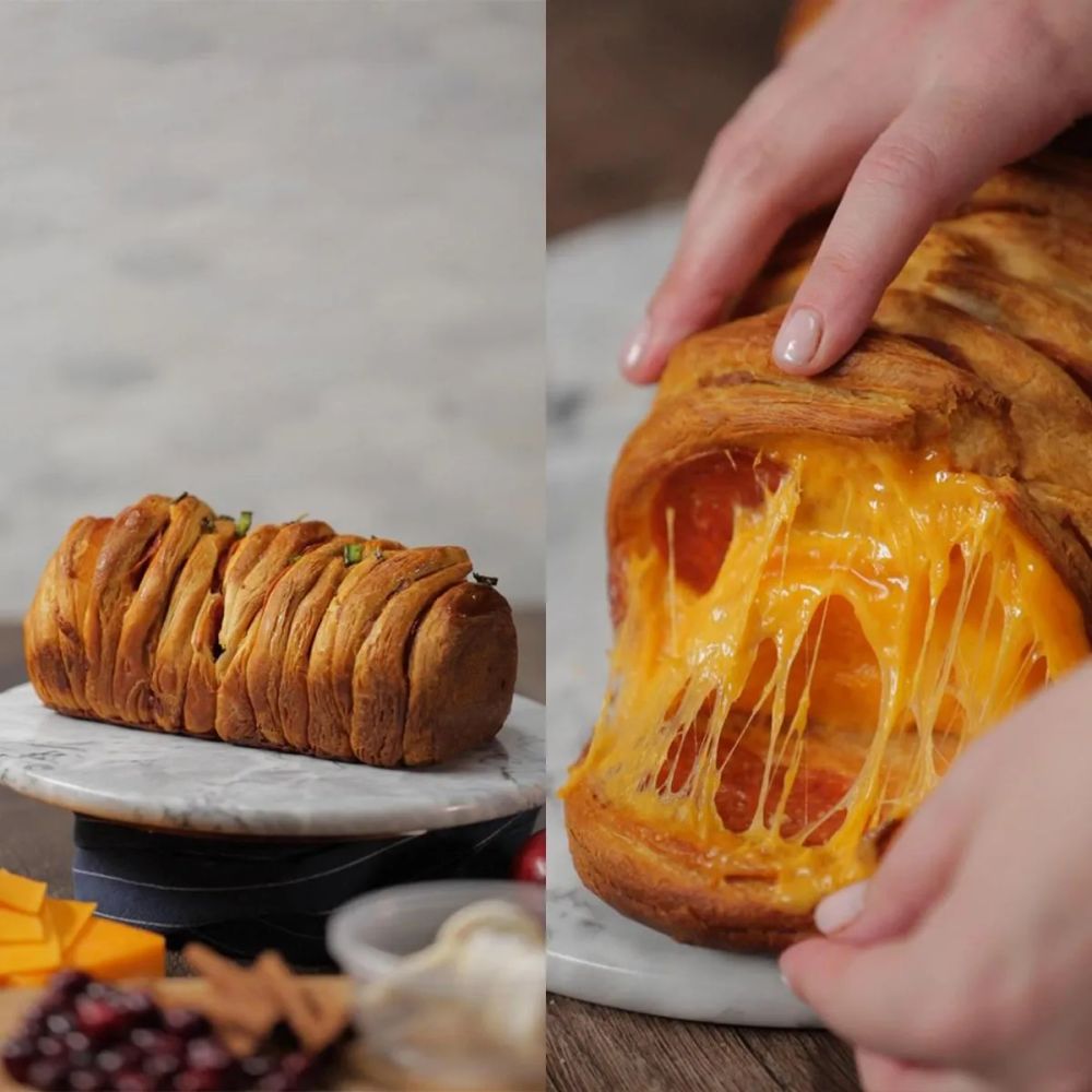 Sweet/Savory Pull-Apart Bread: Kickin’ Pepperoni