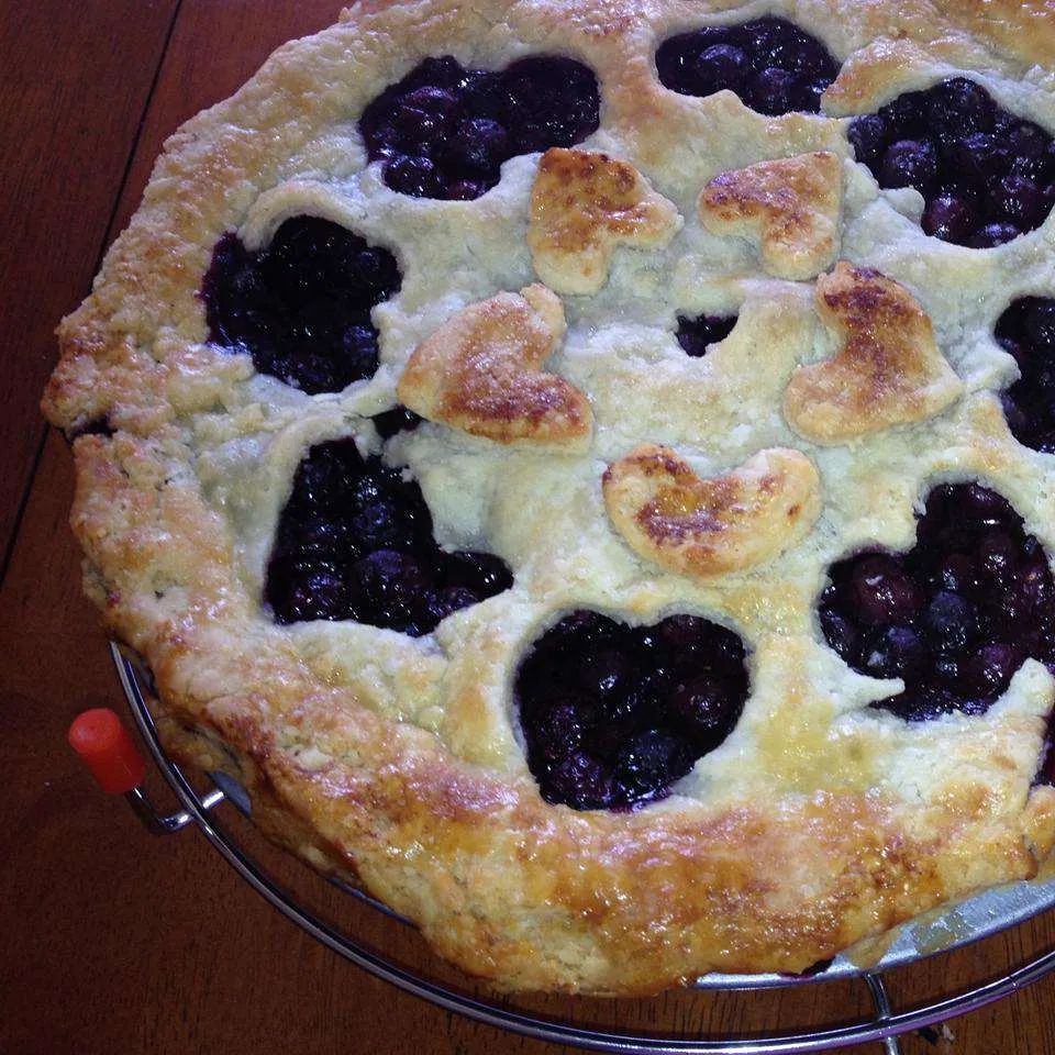 Grandma's Blueberry Pie