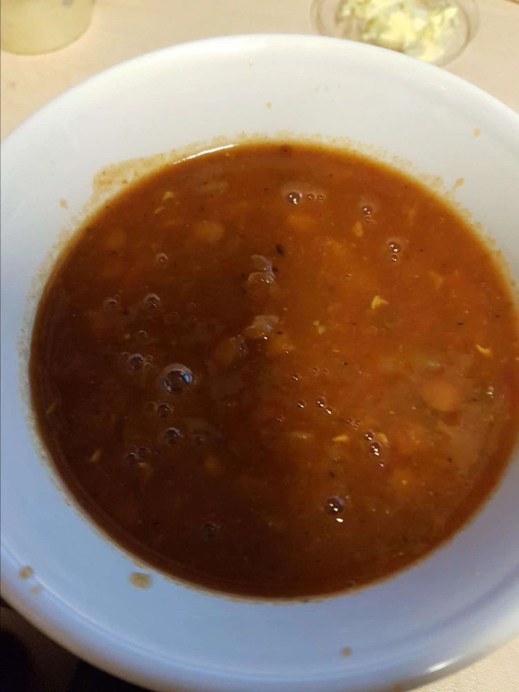 Spicy Tomato and Lentil Soup